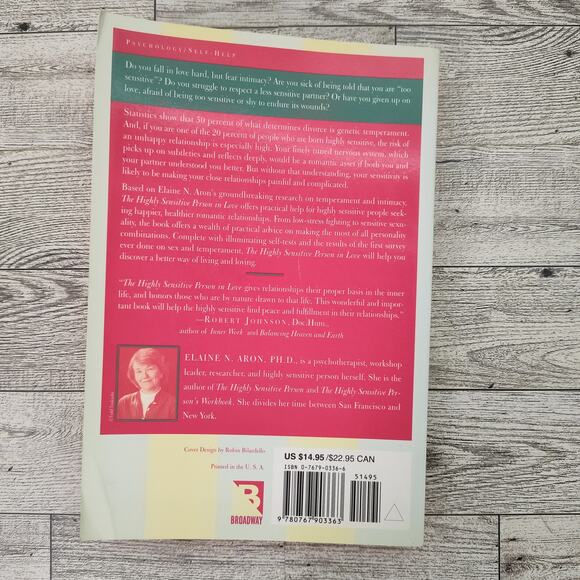 The Highly Sensitive Person in Love by Elaine Aron PhD PB - Picture 4 of 14